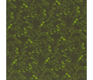 Jersey - Dinos grün khaki